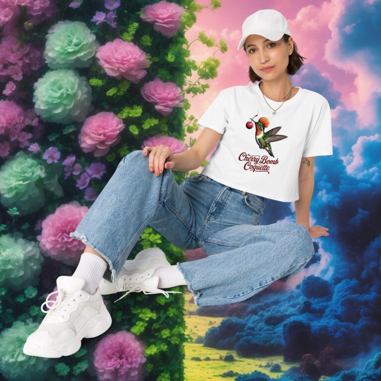 Cherry  Bomb Coquette Crop Top