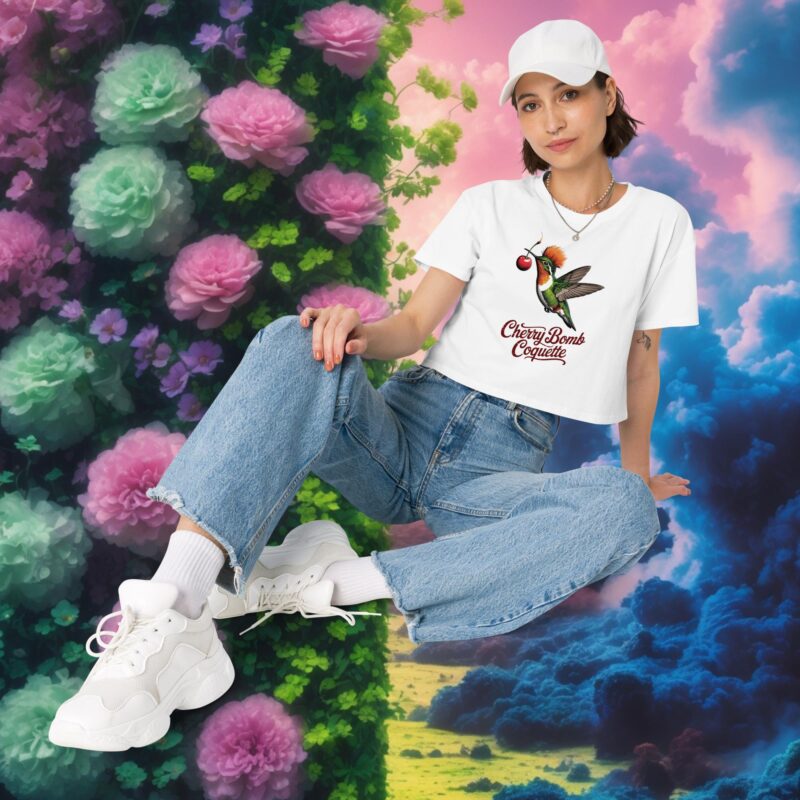 Cherry  Bomb Coquette Crop Top